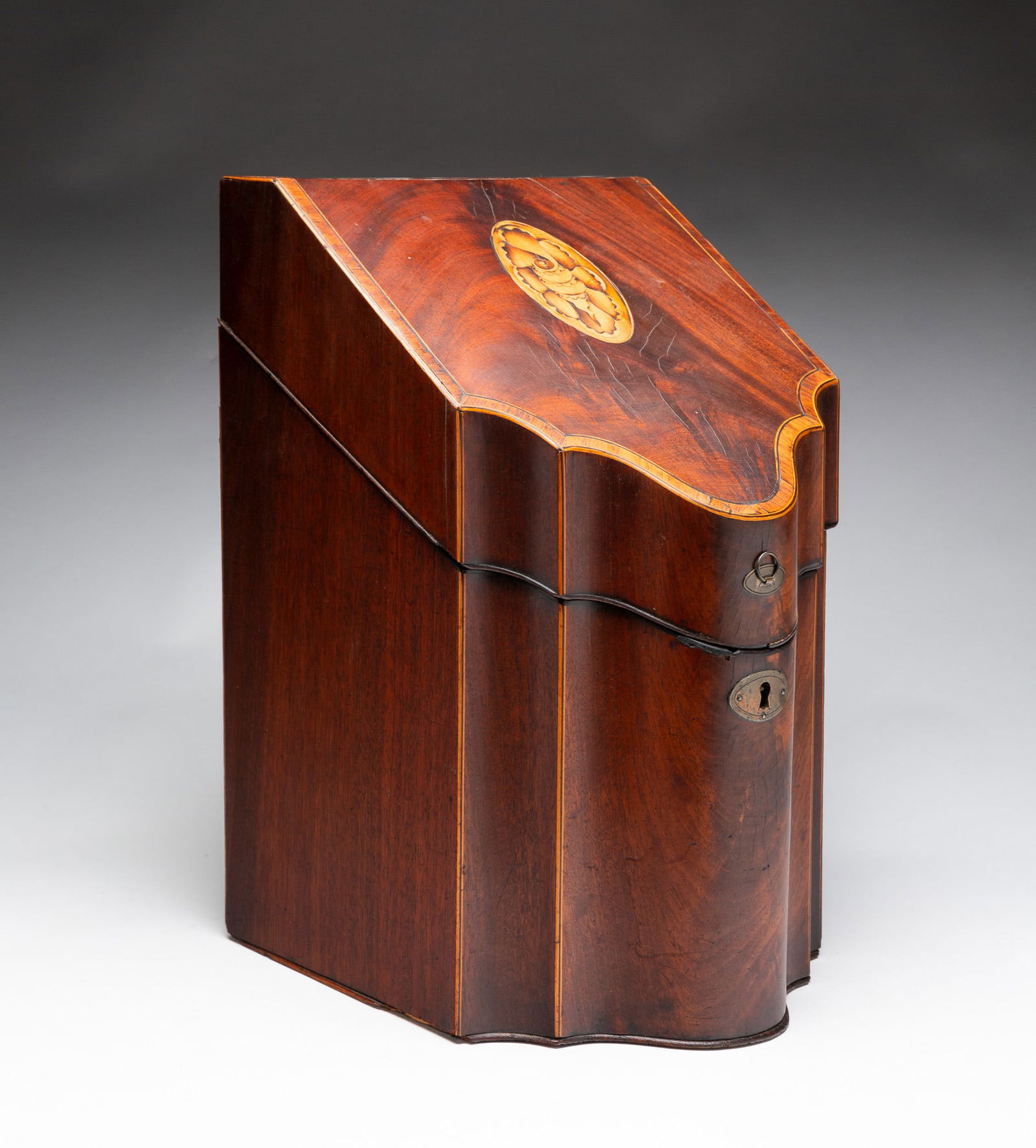 INLAID KNIFE BOX. (1 of 9)