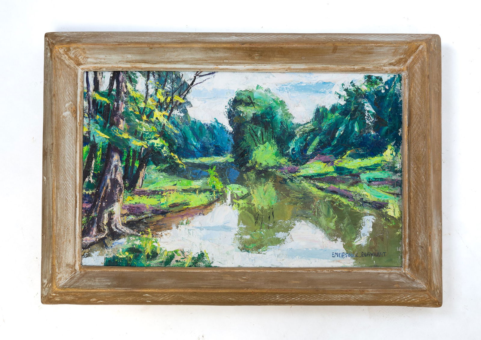 "BIG WALNUT CREEK VIEW" BY EMERSON BURKHART (1905-1969) (1 of 4)