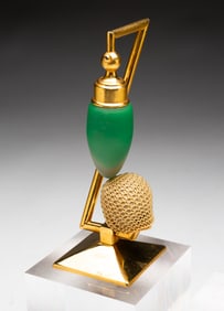 ART DECO PERFUME ATOMIZER.