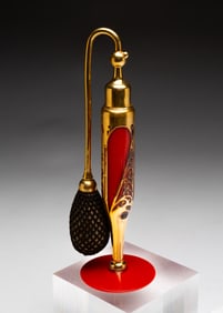 ART DECO PERFUME ATOMIZER BY DEVILBISS.