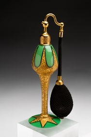 ART DECO PERFUME ATOMIZER CAT BY DEVILBISS.