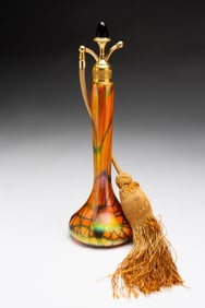 "IMPERIAL" ART GLASS PERFUME ATOMIZER BY DEVILBISS.