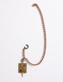 10K YELLOW GOLD WATCH FOB.