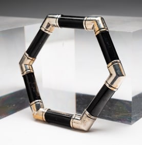 STERLING SILVER TIFFANY & CO. BRACELET.