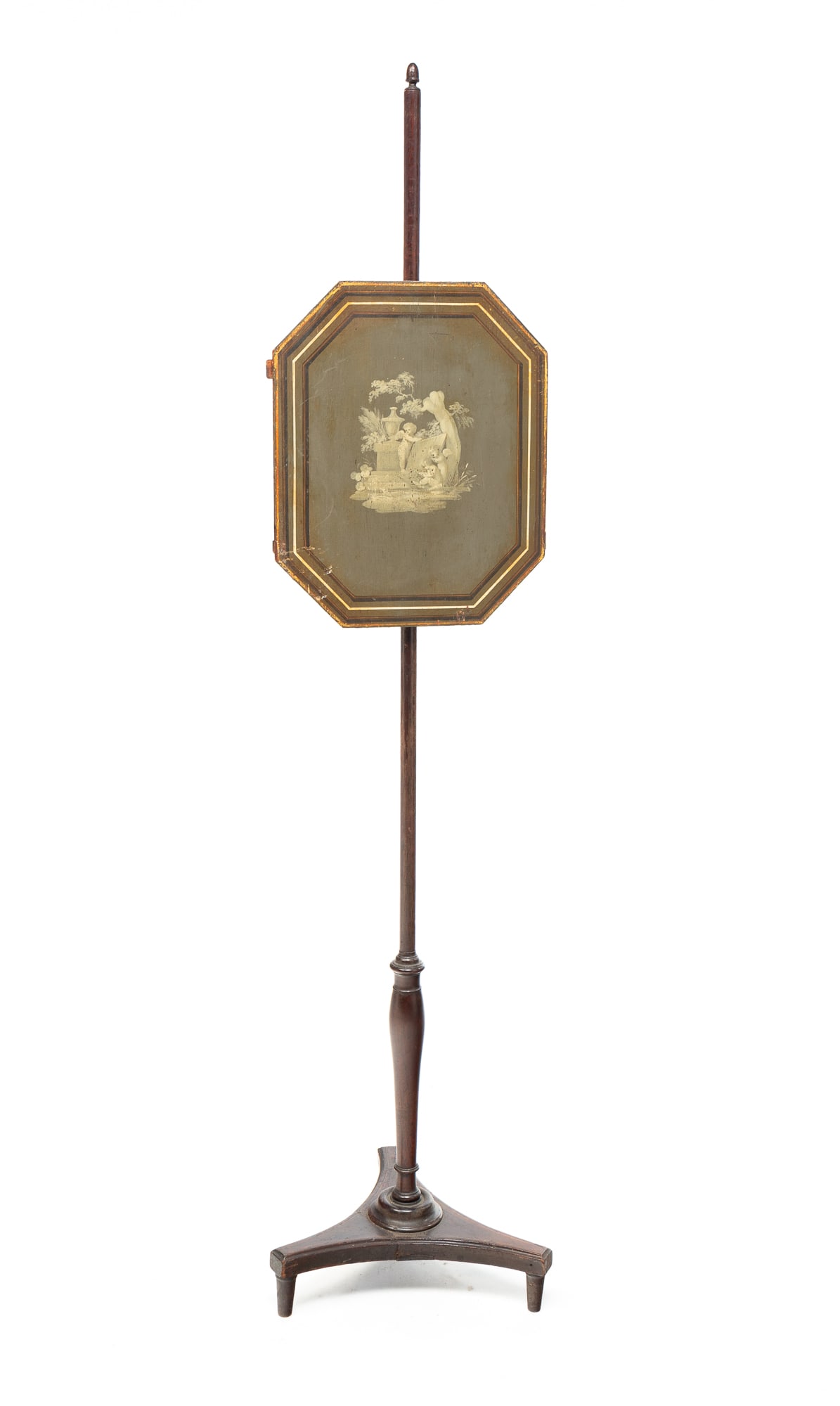 REGENCY POLE FIREPLACE SCREEN. (1 of 4)