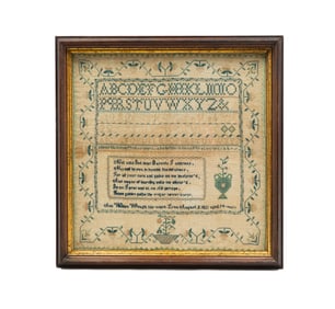ANN WALDEN NEEDLEWORK SAMPLER.