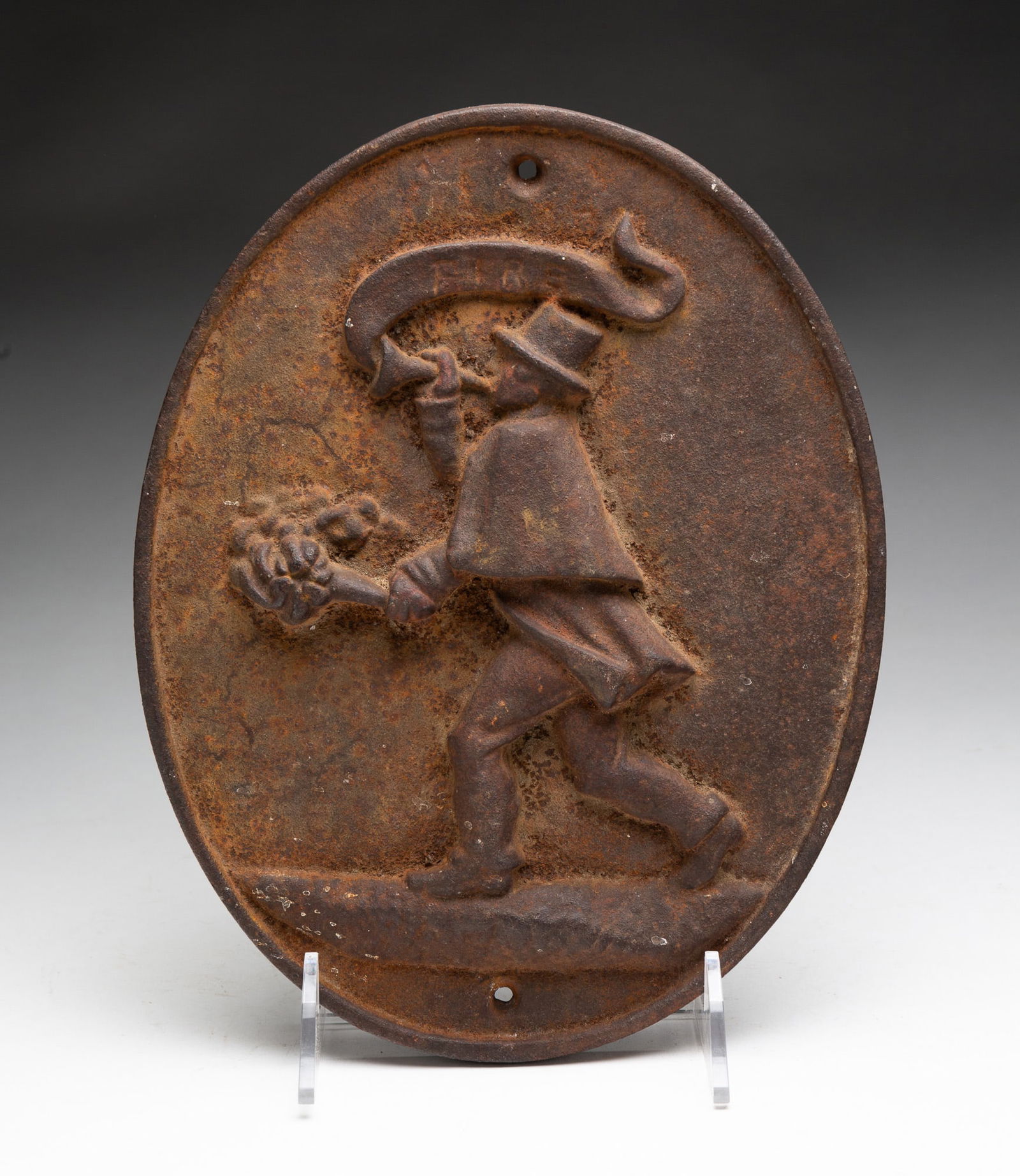 FIREMAN FIRE MARK. (1 of 3)