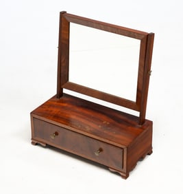 CHIPPENDALE STYLE SHAVING MIRROR.