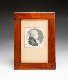 MINIATURE PORTRAIT BY CHARLES BALTHAZAR SAINT-MEMIN (FRENCH, ACTIVE NEW YORK / NEW JERSEY,