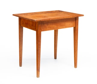 TIGER MAPLE HEPPLEWHITE STAND.