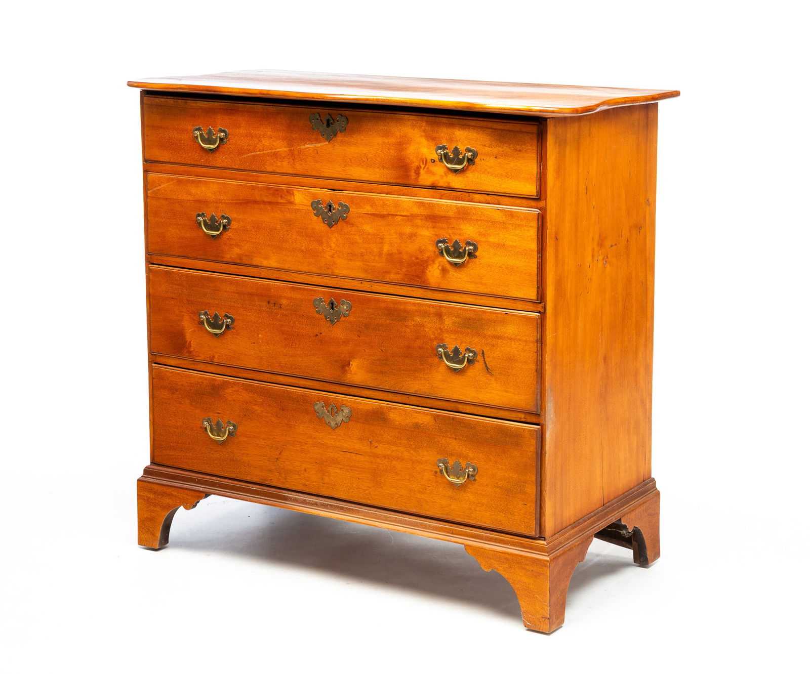 CHIPPENDALE CHEST OF DRAWERS. (1 of 4)