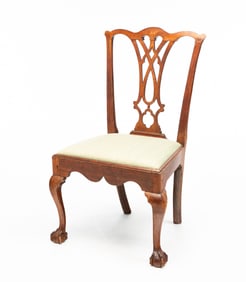 PHILADELPHIA CHIPPENDALE SIDE CHAIR.