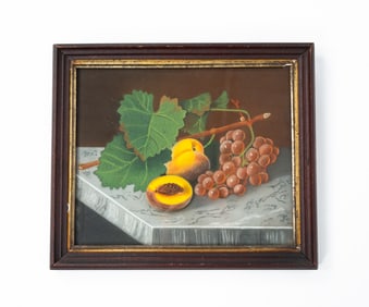 PASTEL STILL LIFE OF FRUIT.
