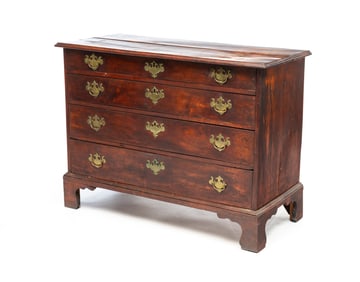 ENGLISH CHIPPENDALE CHEST OF DRAWERS.