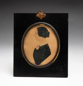 MINIATURE PORTRAIT OF A WOMAN IN THE MANNER OF JUSTUS DALEE (1793-1878).