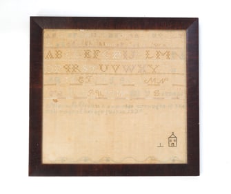 NEEDLEWORK SAMPLER BY MARY ORCUTT.