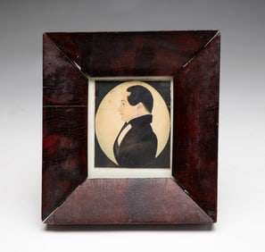 MINIATURE PORTRAIT OF A MAN ATTRIBUTED TO JUSTUS DALEE (1793-1878).