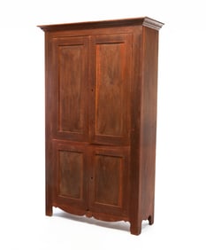 WELL PROPORTIONED FLAT WALL CUPBOARD.