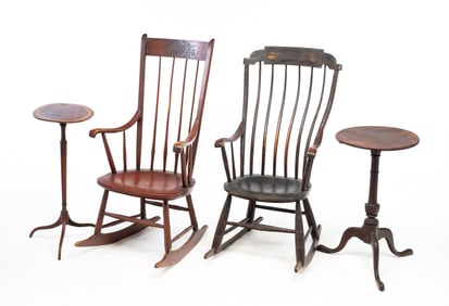 FOUR PIECES OF FURNITURE.