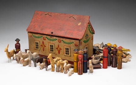 NOAH'S ARK WITH FIGURES.