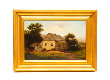 PASTORAL LANDSCAPE PAINTING.