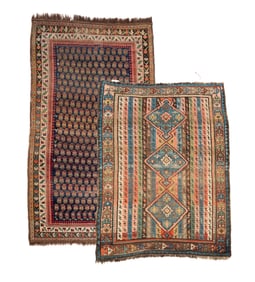 TWO PERSIAN RUGS.