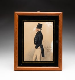 WATERCOLOR PORTRAIT OF W. ANDREW DRUMMOND.