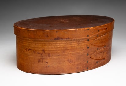 LARGE SHAKER BENTWOOD PANTRY BOX.