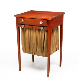 HEPPLEWHITE SEWING STAND.