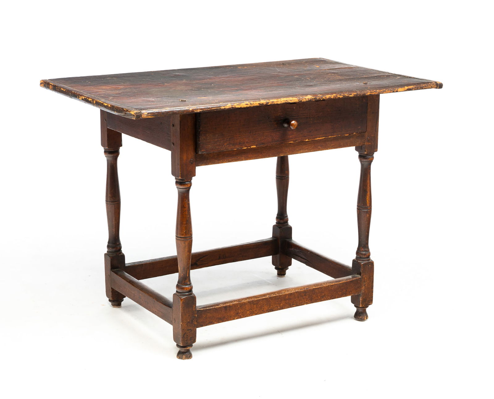 EARLY ONE DRAWER TAVERN OR WORK TABLE. (1 of 4)
