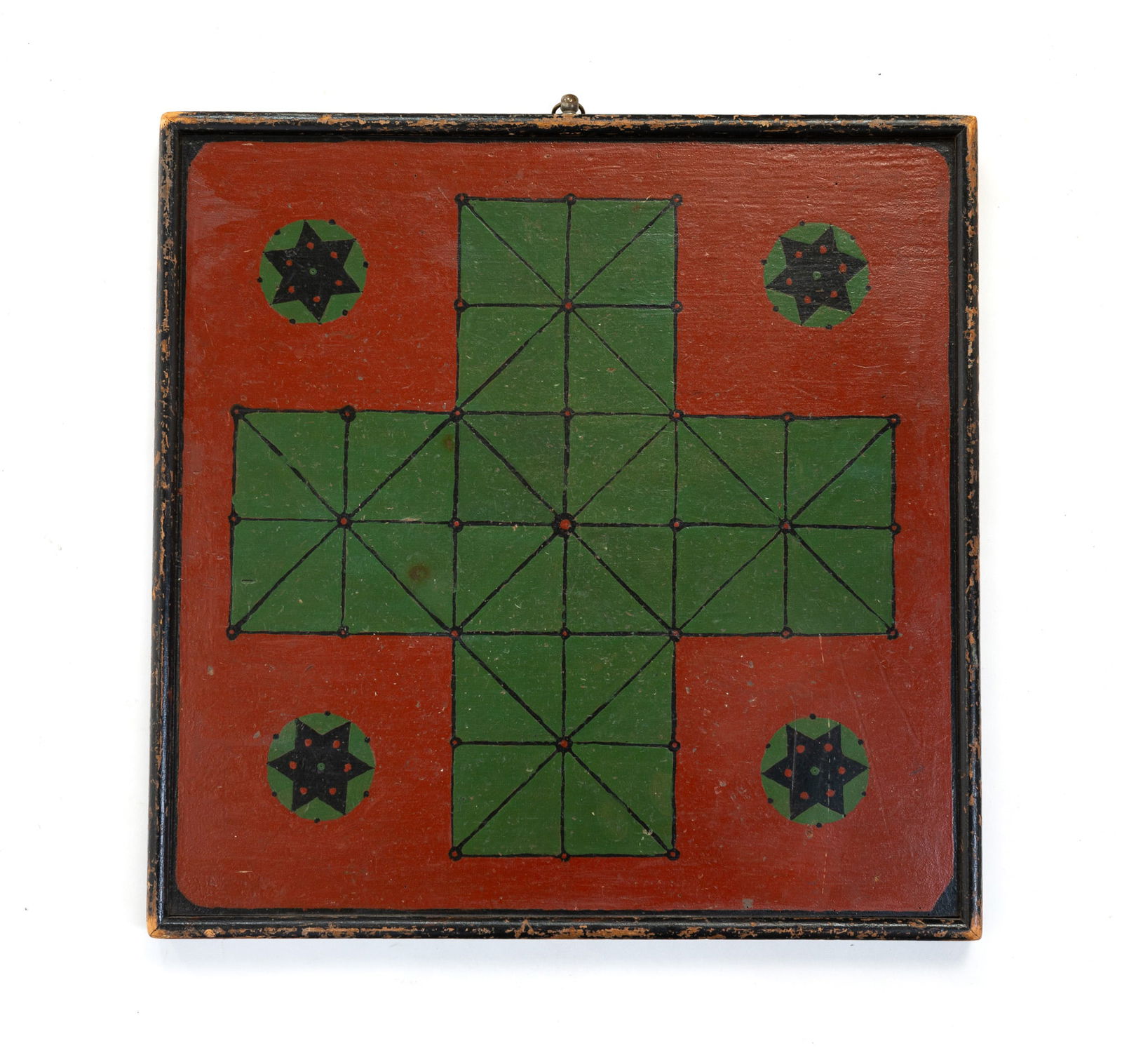 FOLKSY SIGNED PAINTED GAMEBOARD. (1 of 3)
