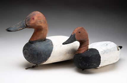 TWO WORKING DUCK DECOYS.