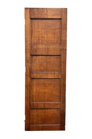 FOUR PANEL TIGER MAPLE DOOR.