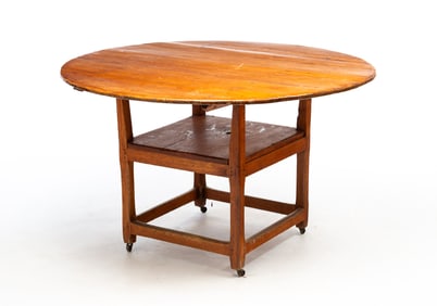 COUNTRY HUTCH TABLE.