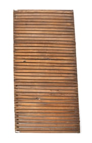 WOOD SLAT DRYING RACK.