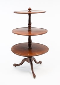 QUEEN ANNE STYLE DUMB WAITER.