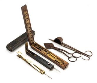 FIVE GENTLEMAN'S TOOLS.