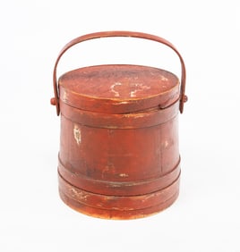 RED PAINTED FIRKIN.