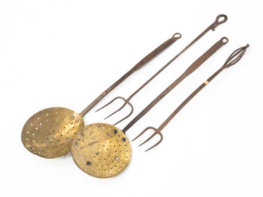 FOUR KITCHEN UTENSILS.