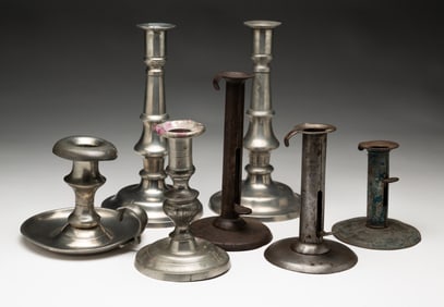 SEVEN CANDLE STICKS.
