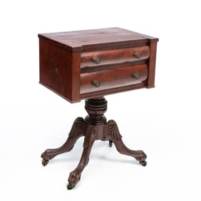 FEDERAL TWO DRAWER STAND.