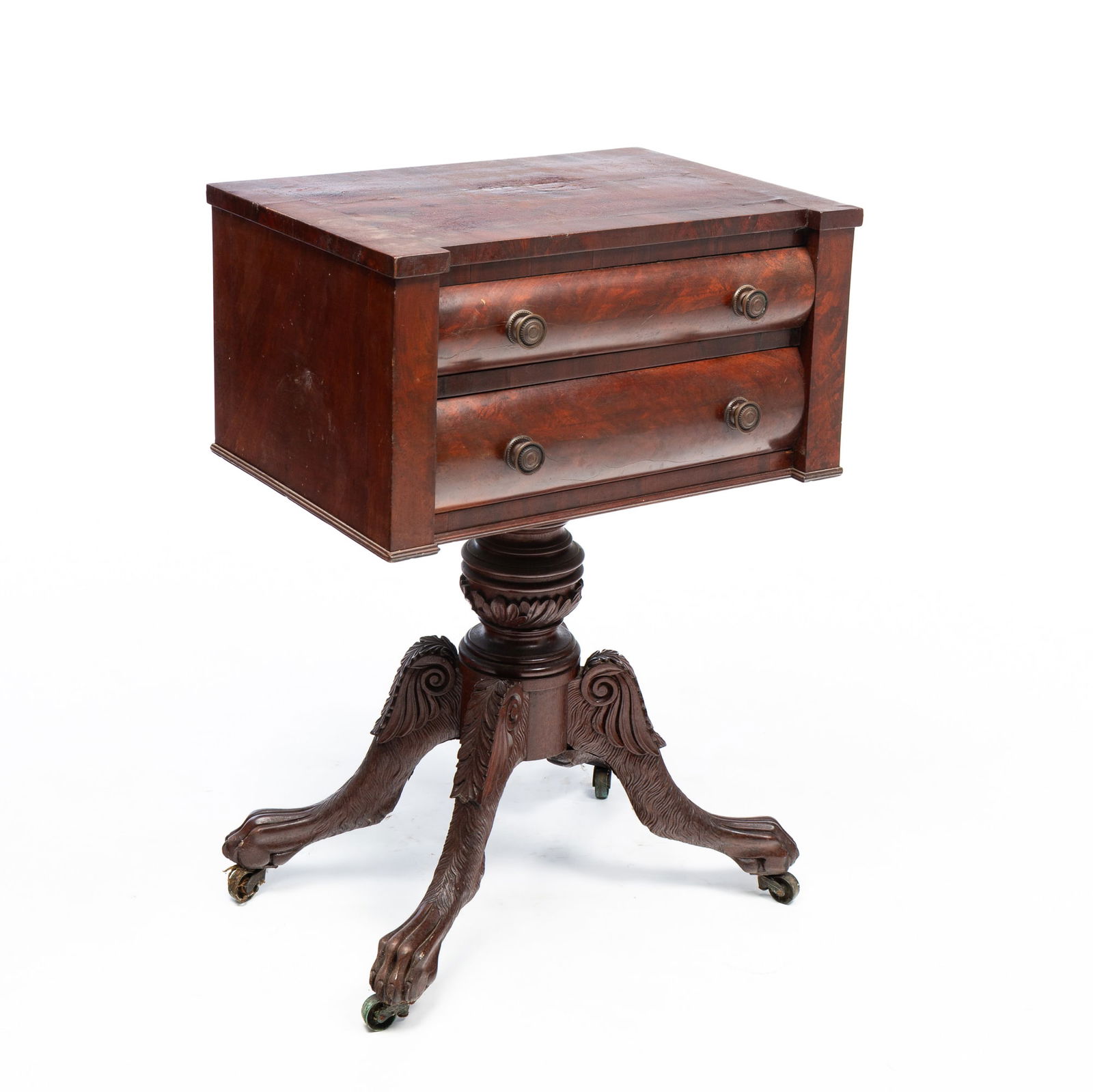 FEDERAL TWO DRAWER STAND. (1 of 6)