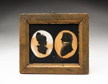 FRAMED HOLLOW CUT DOUBLE SILHOUETTE.