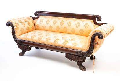 CLASSICAL EMPIRE SOFA. (1 of 6)