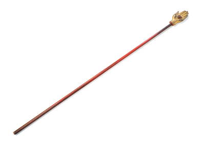 ODD FELLOWS LODGE HEART IN HAND CEREMONIAL STAFF. (1 of 3)