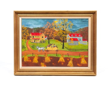 "AUTUMN HAYRIDE" BY JANIS PRICE.