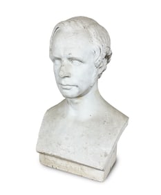 MARBLE BUST OF DOCTOR DEAKIN.