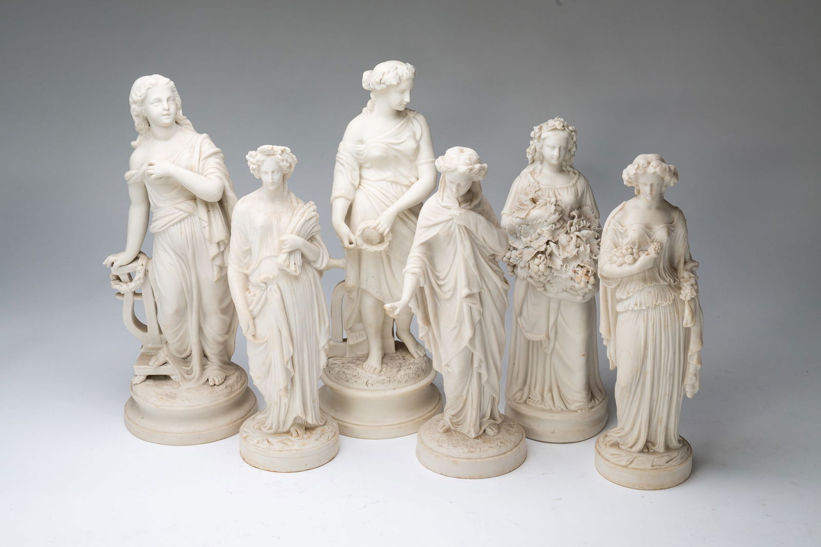 SIX PARIAN FIGURINES. (1 of 9)