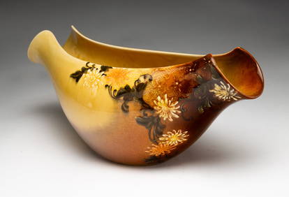 KATARO SHIRAYAMADANI (1865-1948) FOR ROOKWOOD POTTERY PLANTER. (1 of 3)