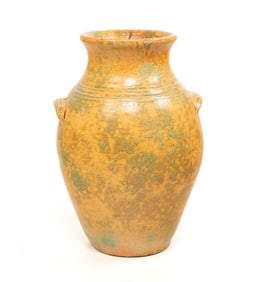 LARGE ART POTTERY JAR.
